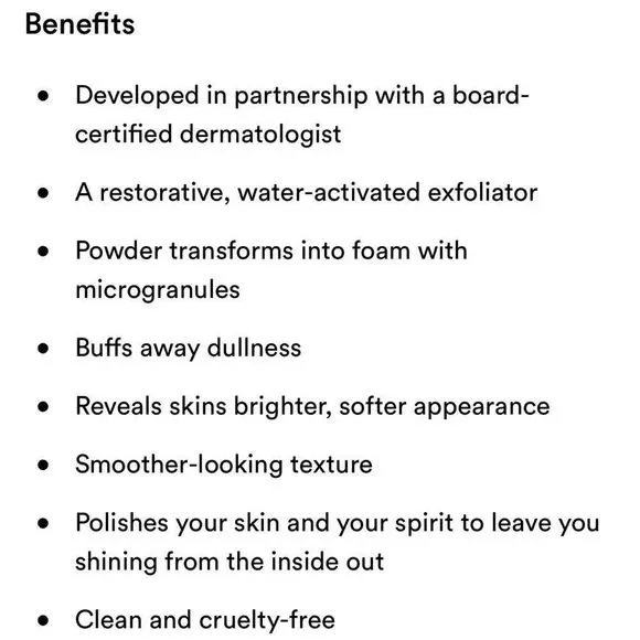 $14❤️🔥 LAST 1! KEYS Soulcare Be Luminous Facial Exfoliator 🪞NEW IN BOX Powder - Picture 5 of 7